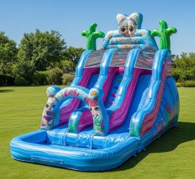 T8-8635 L.O.L.SURPRISE Theme Inflatable Water Slide