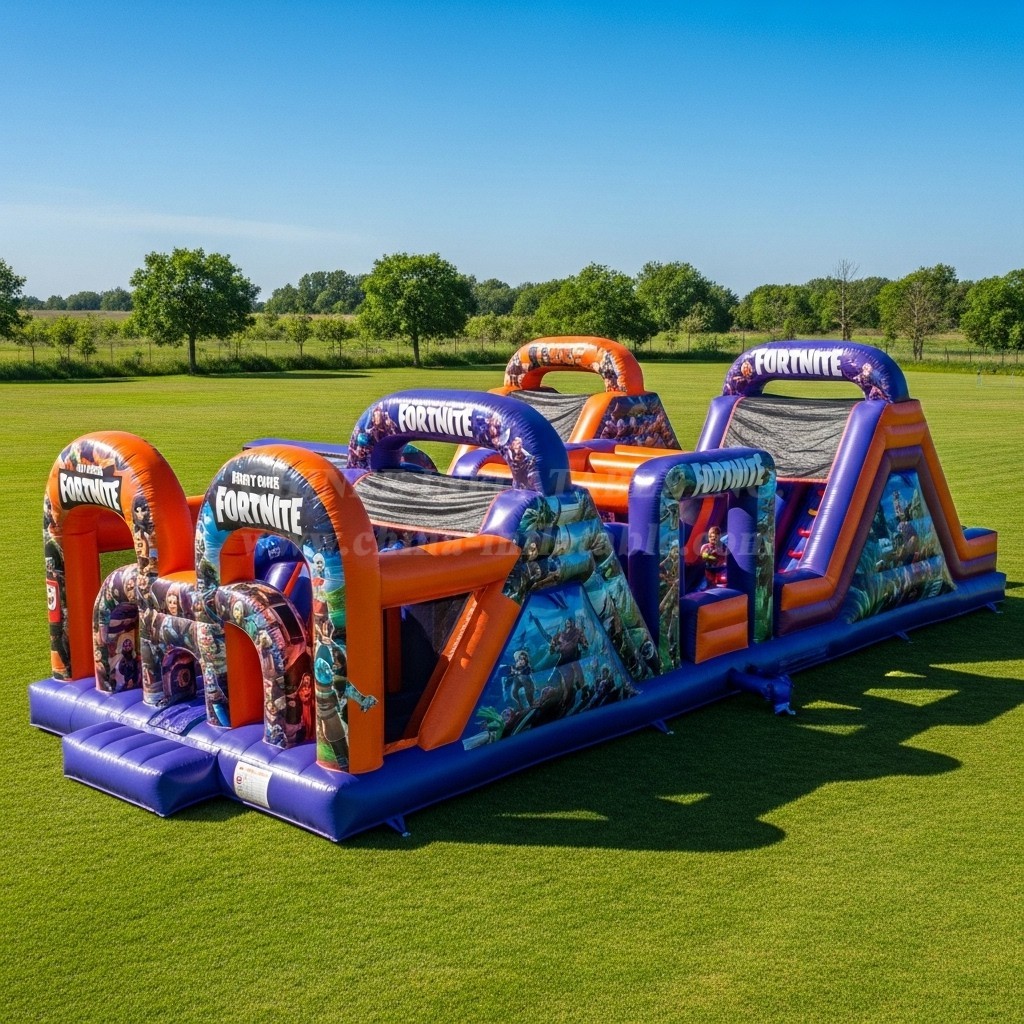 T7-3621 Fortnite Inflatable Obstacle Courses