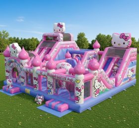 T6-6176 Hello Kitty Inflatable Playground