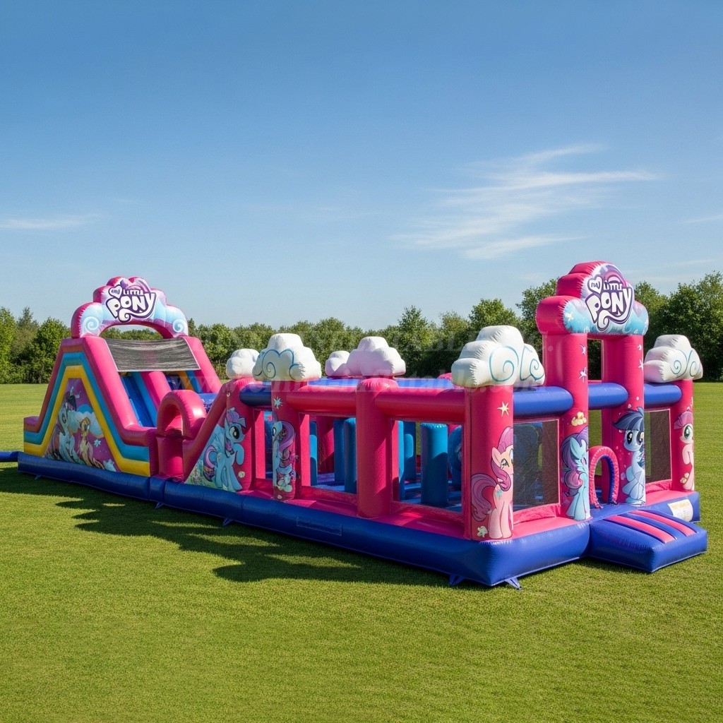 T7-3643 My Little Pony Inflatable Obstacle Courses