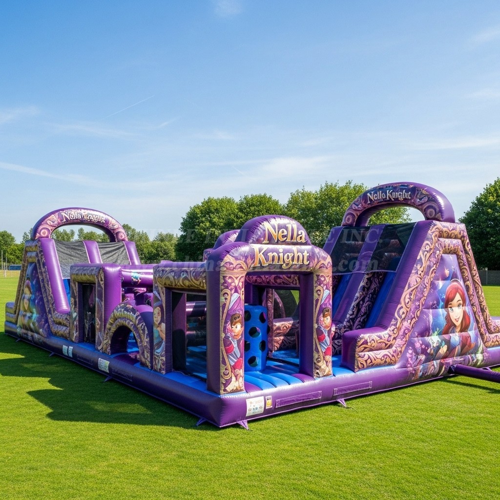 T6-6194 Nella Knight Inflatable Playground