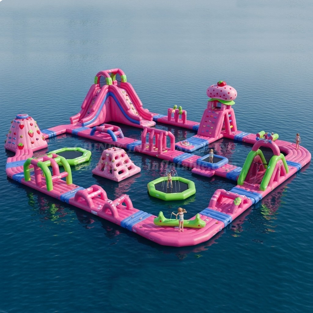 S271 Strawberry Shortcake Theme Inflatable Water Park