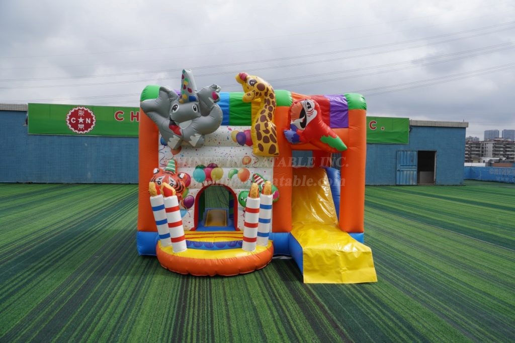 T2-4794A Jungle Birthday Party Mini Bouncy Castle