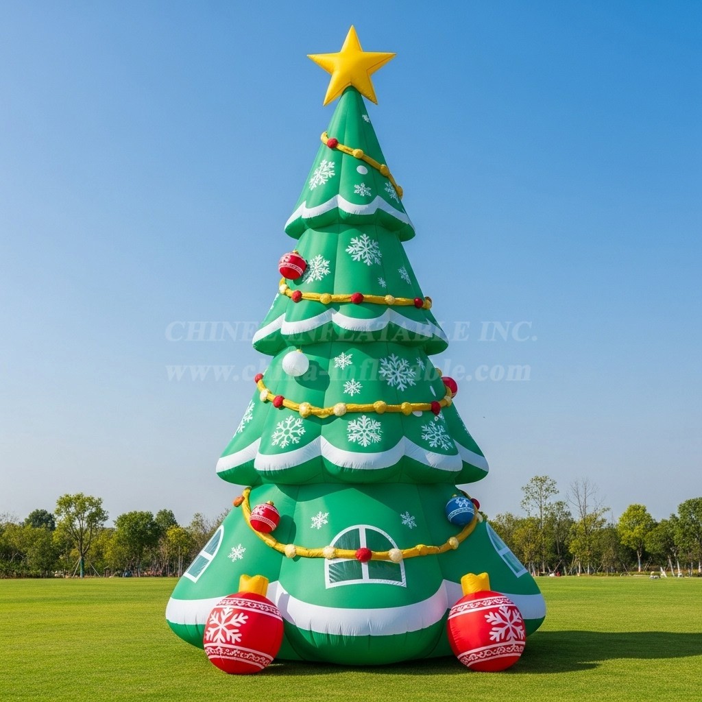 C1-601 Inflatable Christmas Tree for Seasonal Promotions and Events
