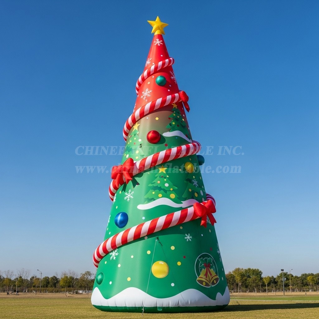C1-621 Large Inflatable Christmas Tree for Holiday Events and Promotions