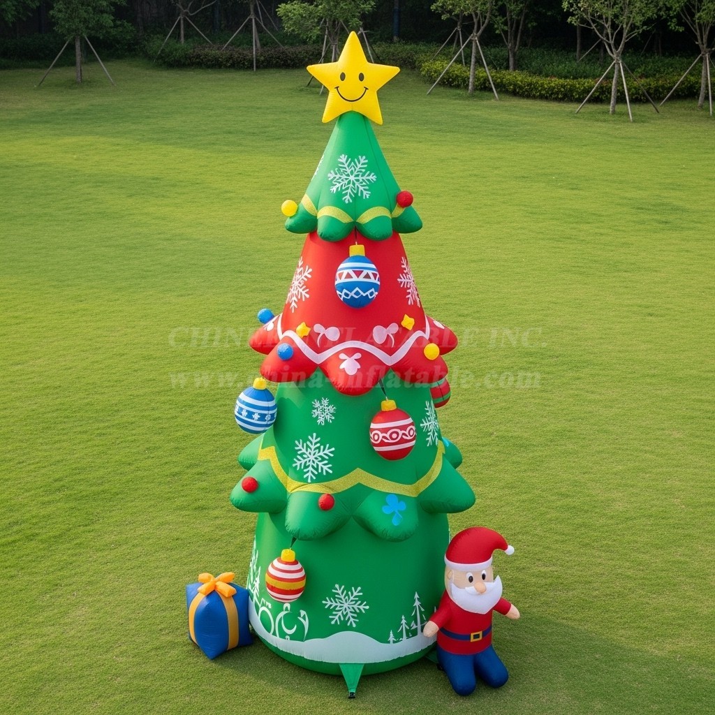 C1-638 Inflatable Christmas Tree for Holiday Promotions and Events