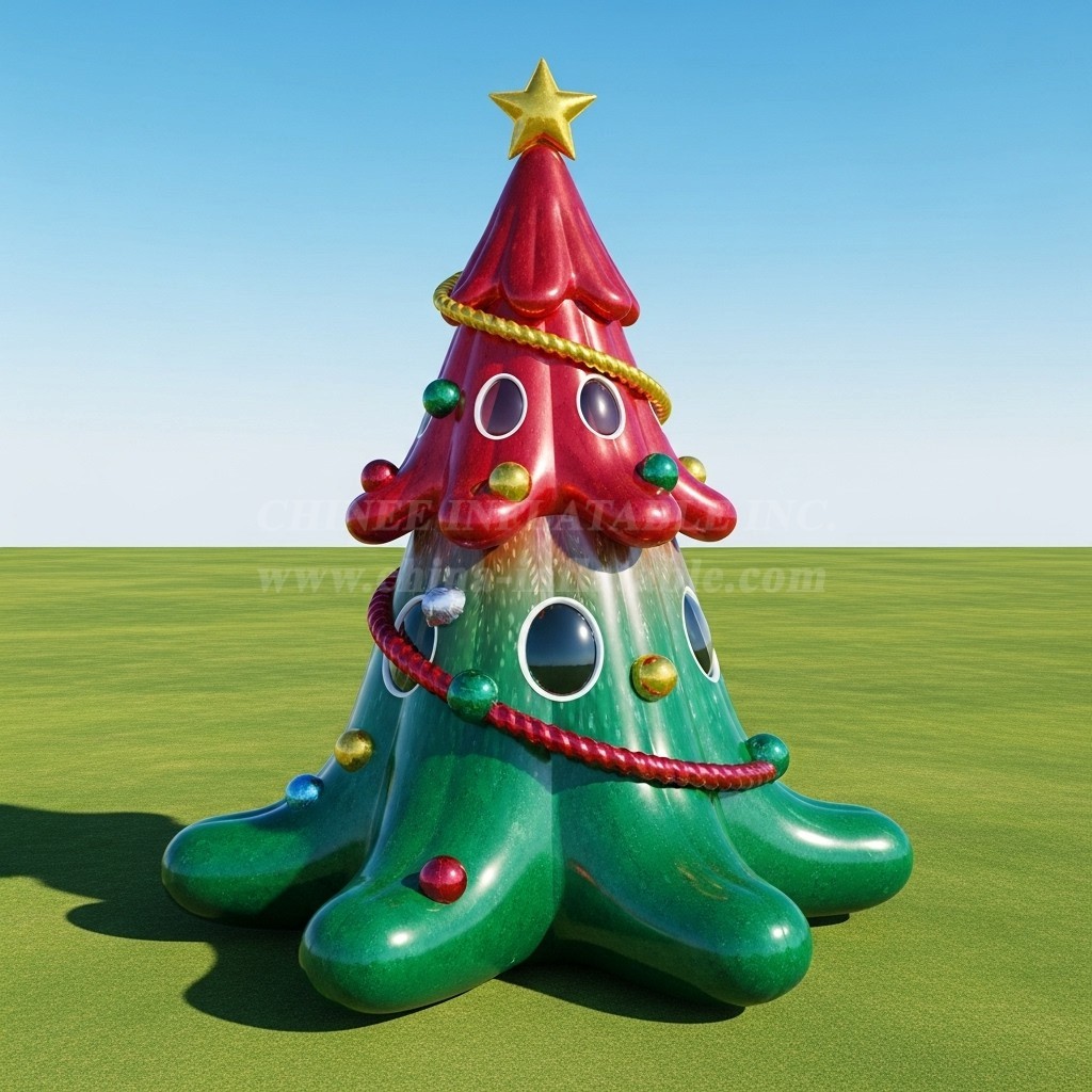 C1-668 Christmas Tree Inflatable for Festive Events and Holiday Decorations