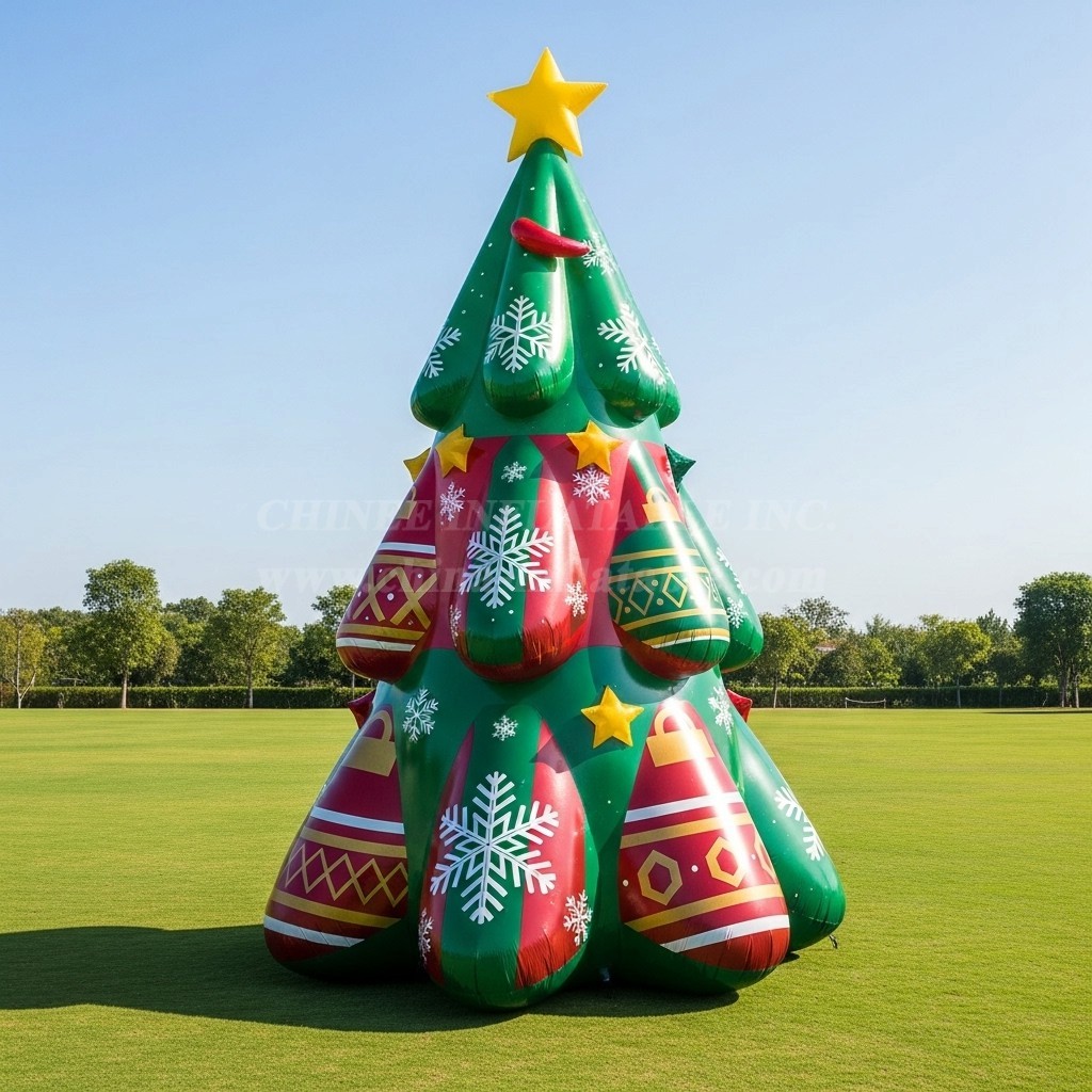 C1-680 Inflatable Christmas Tree for Holiday Celebrations
