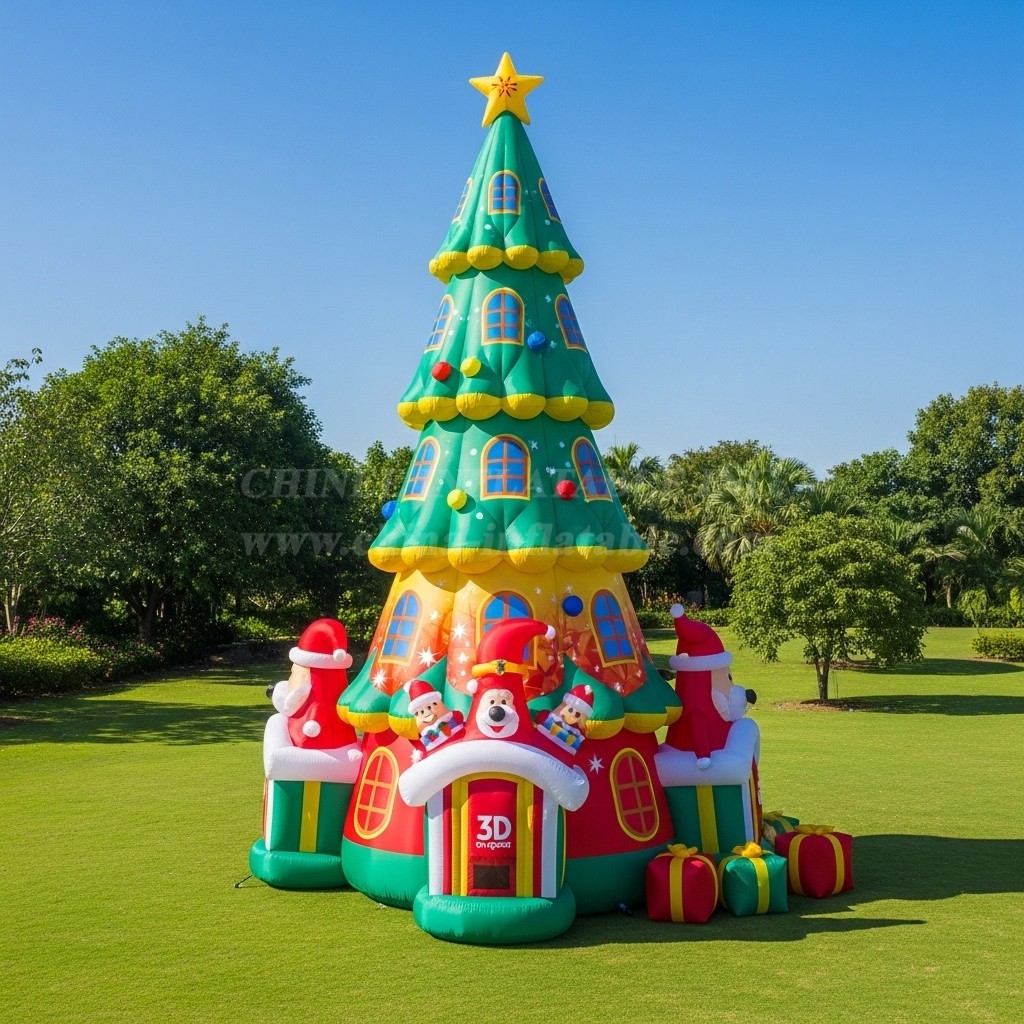 C1-689 Christmas Tree Inflatable for Holiday Events and Commercial Displays