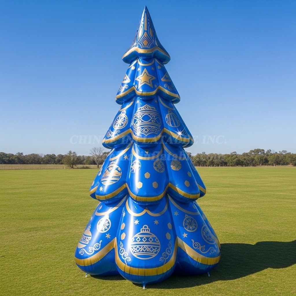 C1-694 Christmas Inflatable Tree for Holiday Decorations Industry Fit