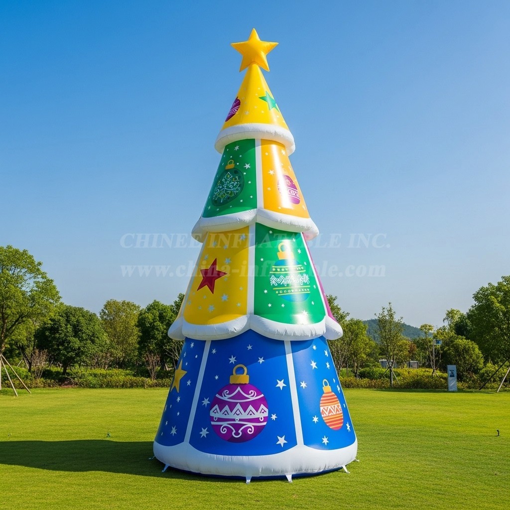 C1-693 Inflatable Christmas Tree for Industry Events and Promotional Displays