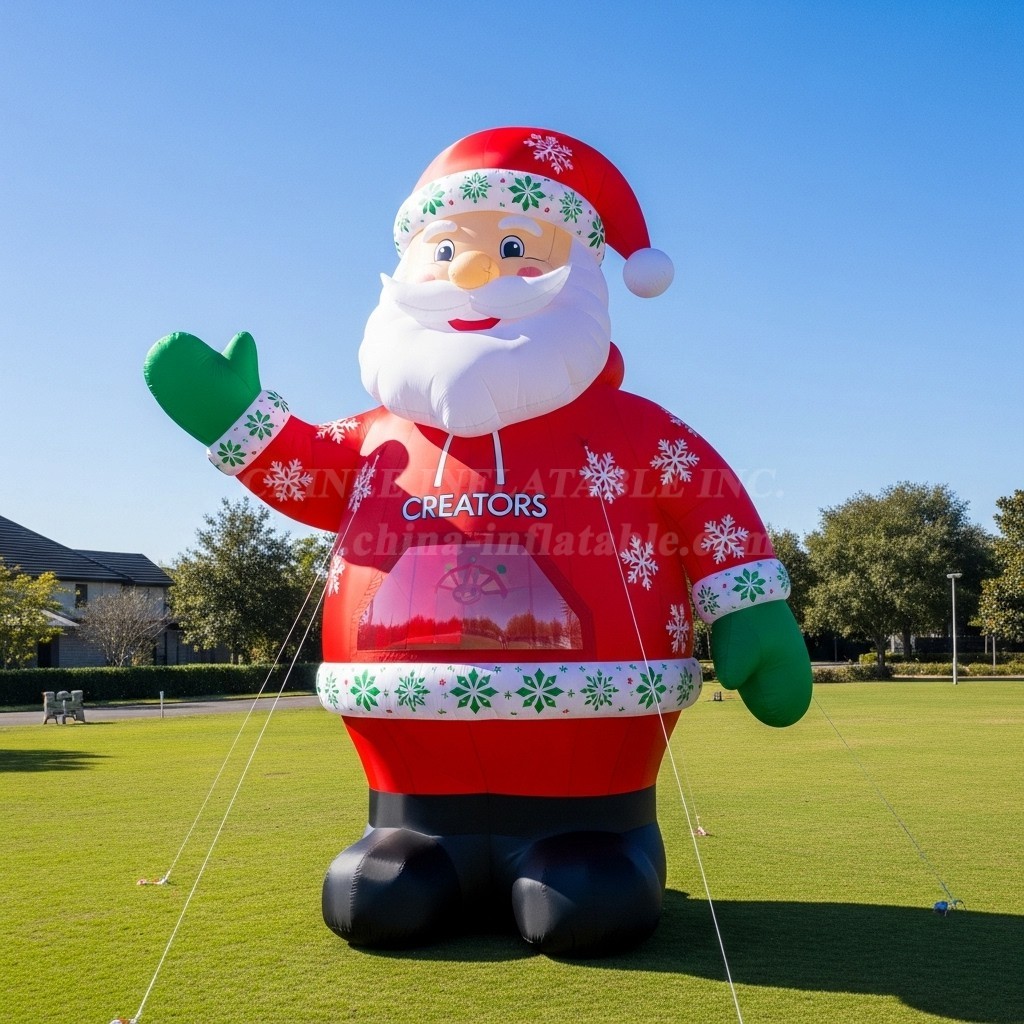 C1-462 Sports and leisure style inflatable Santa Claus