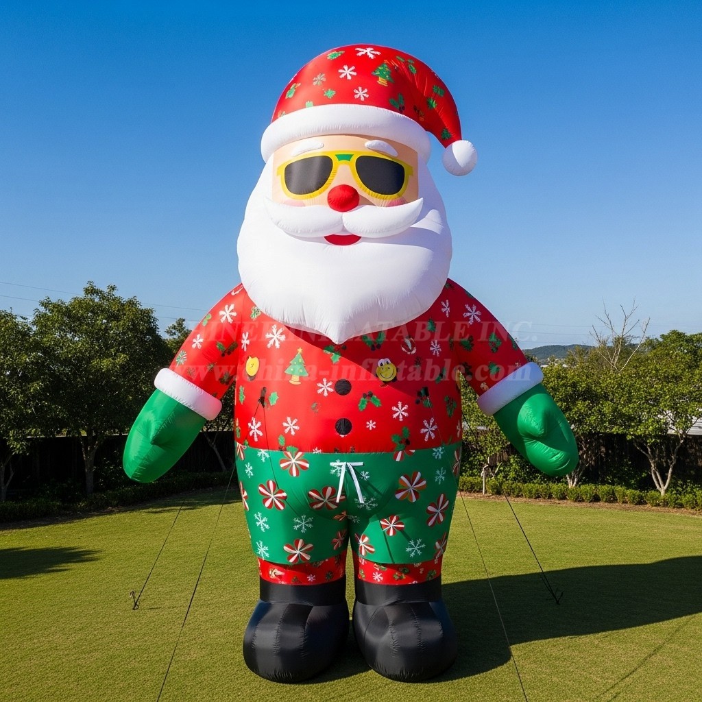 C1-480 Street Style Inflatable Santa Claus