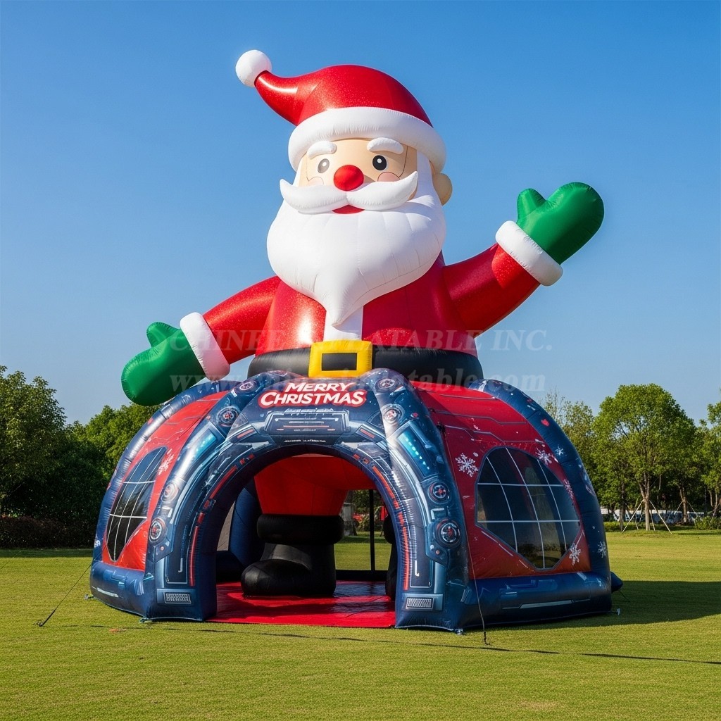 C1-550 Cyberpunk-style inflatable Santa Claus