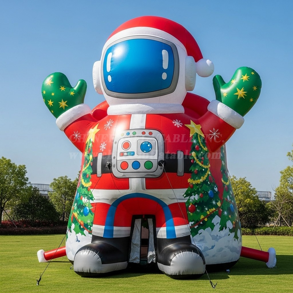 C1-554 Astronaut-style inflatable Santa Claus