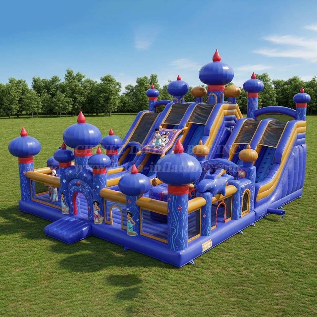 T6-6244 Aladdin Theme Inflatable Funcity