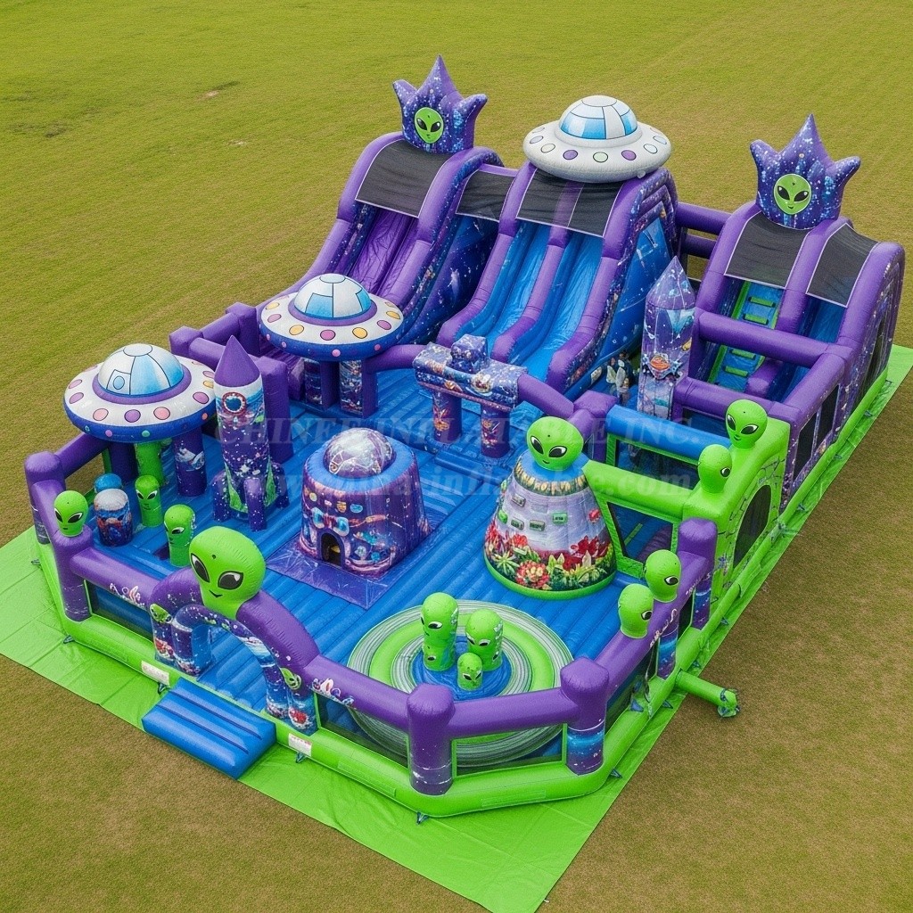 GF2-267 Alien Theme Inflatable Park