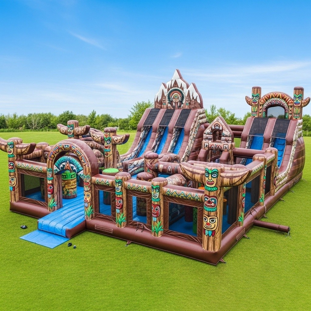 T6-6246 American Indian Theme Inflatable Funcity