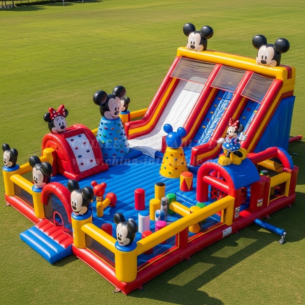 T6-6261 Mickey & Minnie Theme Inflatable Funcity