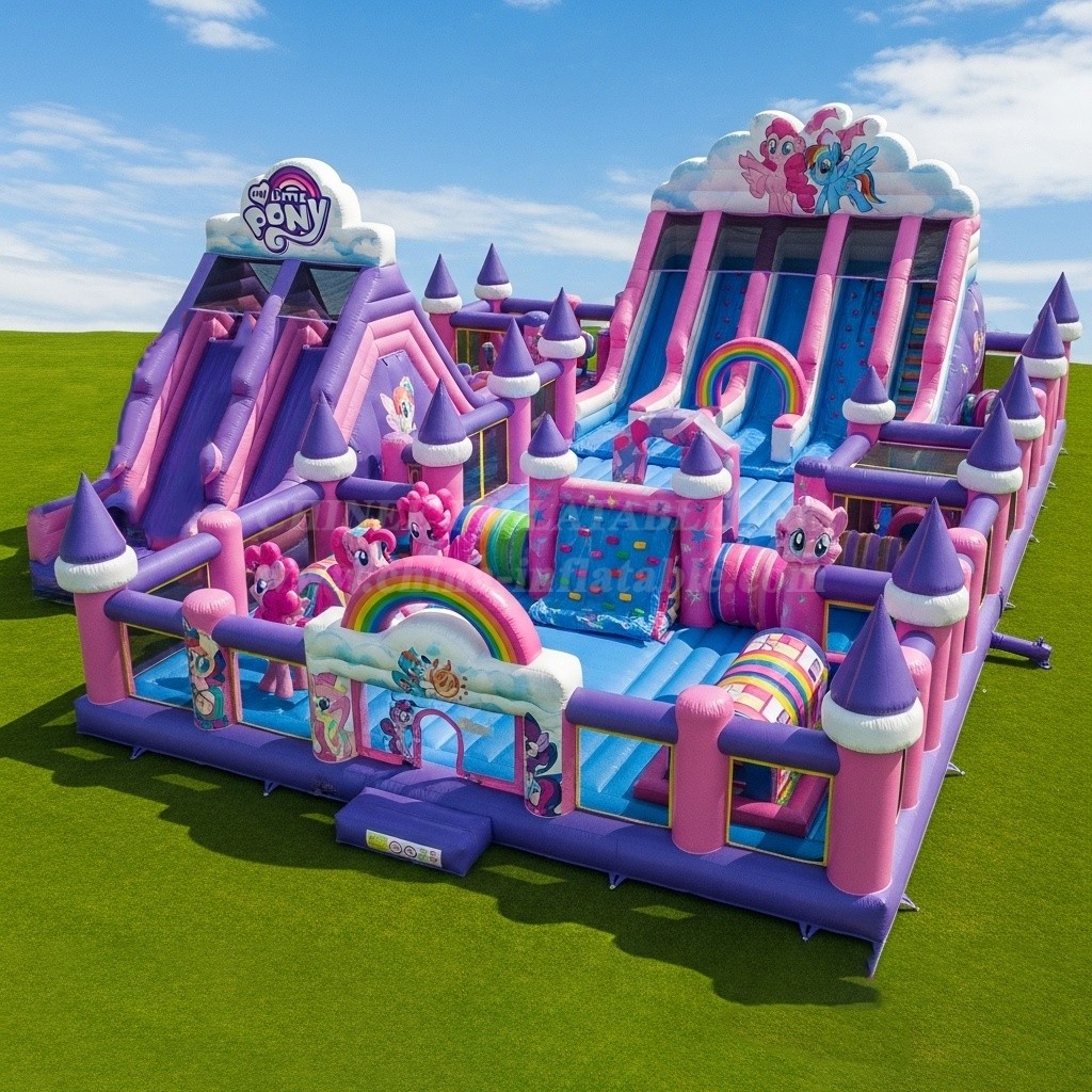 GF2-304 My Little Pony Theme Inflatable Park