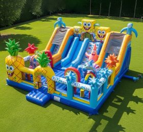 T6-6281 Spongebob Theme Inflatable Funcity