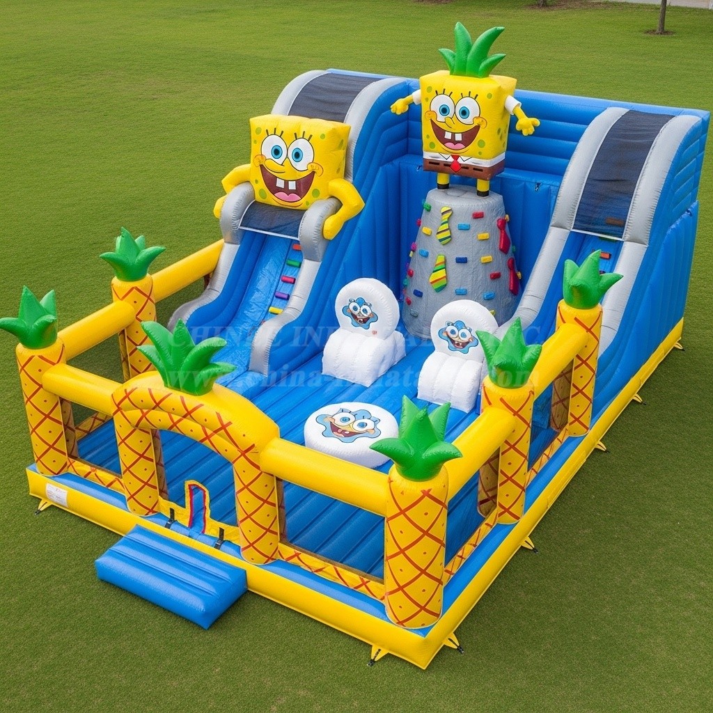 T6-6283 Spongebob Theme Inflatable Funcity