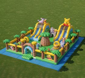 T6-6296 Winnie The Pooh Theme Inflatable Funcity