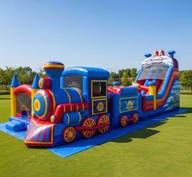 T6-6317 Train Theme Inflatable Playground