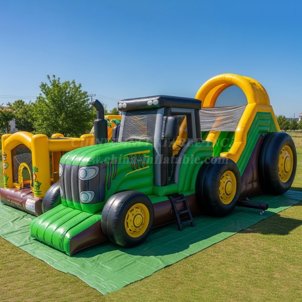 T6-6337 Monster Trucks Theme Inflatable Playground