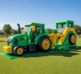 T6-6342 Monster Trucks Theme Inflatable Playground