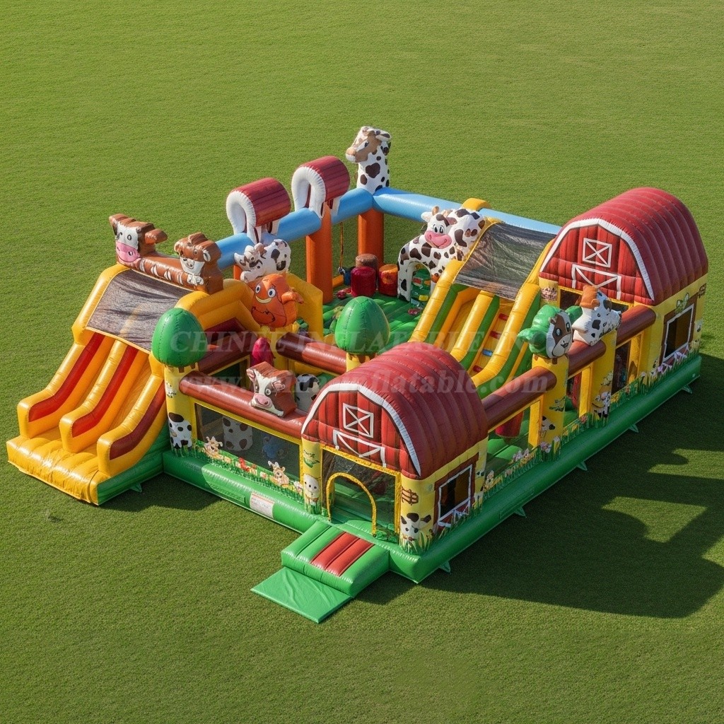 T6-6350 Farm Theme Inflatable Playground
