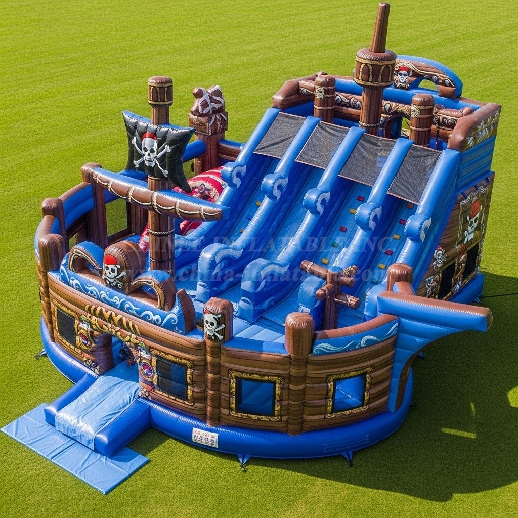 T6-6362 Pirates Theme Inflatable Playground