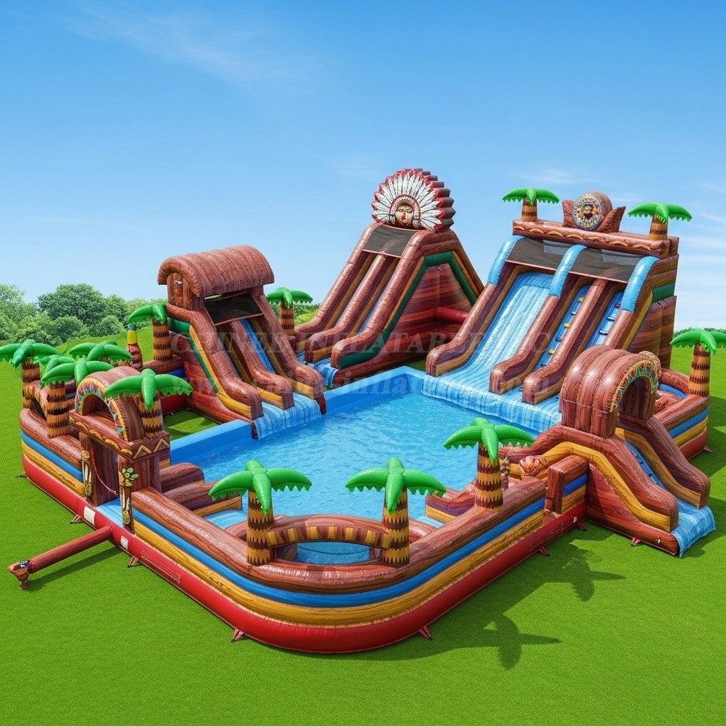 Pool3-228 American Indian Theme Pool Water Park