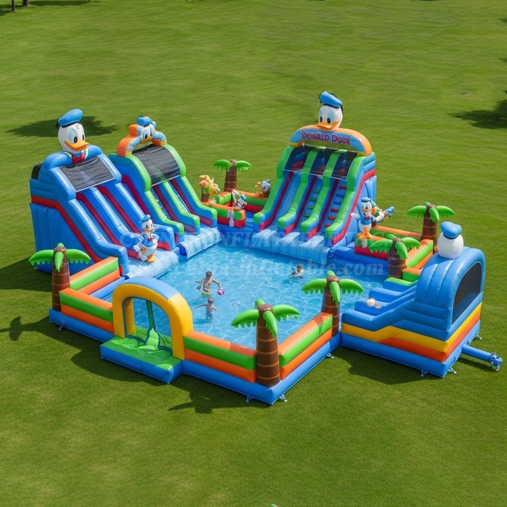 Pool3-262 Donald Duck Theme Pool Water Park