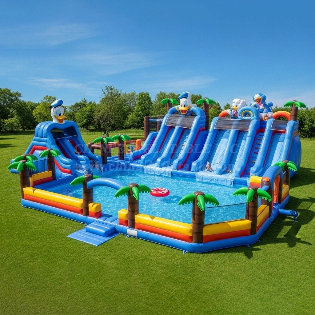 Pool3-263 Donald Duck Theme Pool Water Park