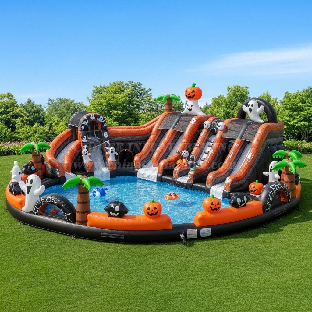 Pool3-288 Halloween Theme Pool Water Park
