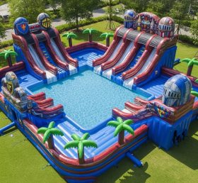 Pool3-292 Knight Theme Pool Water Park