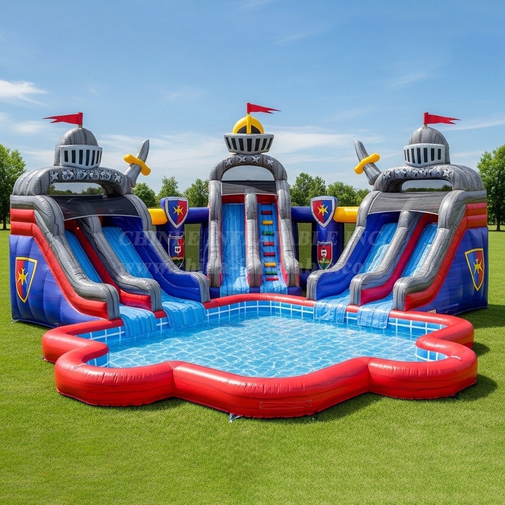 Pool3-293 Knight Theme Pool Water Park