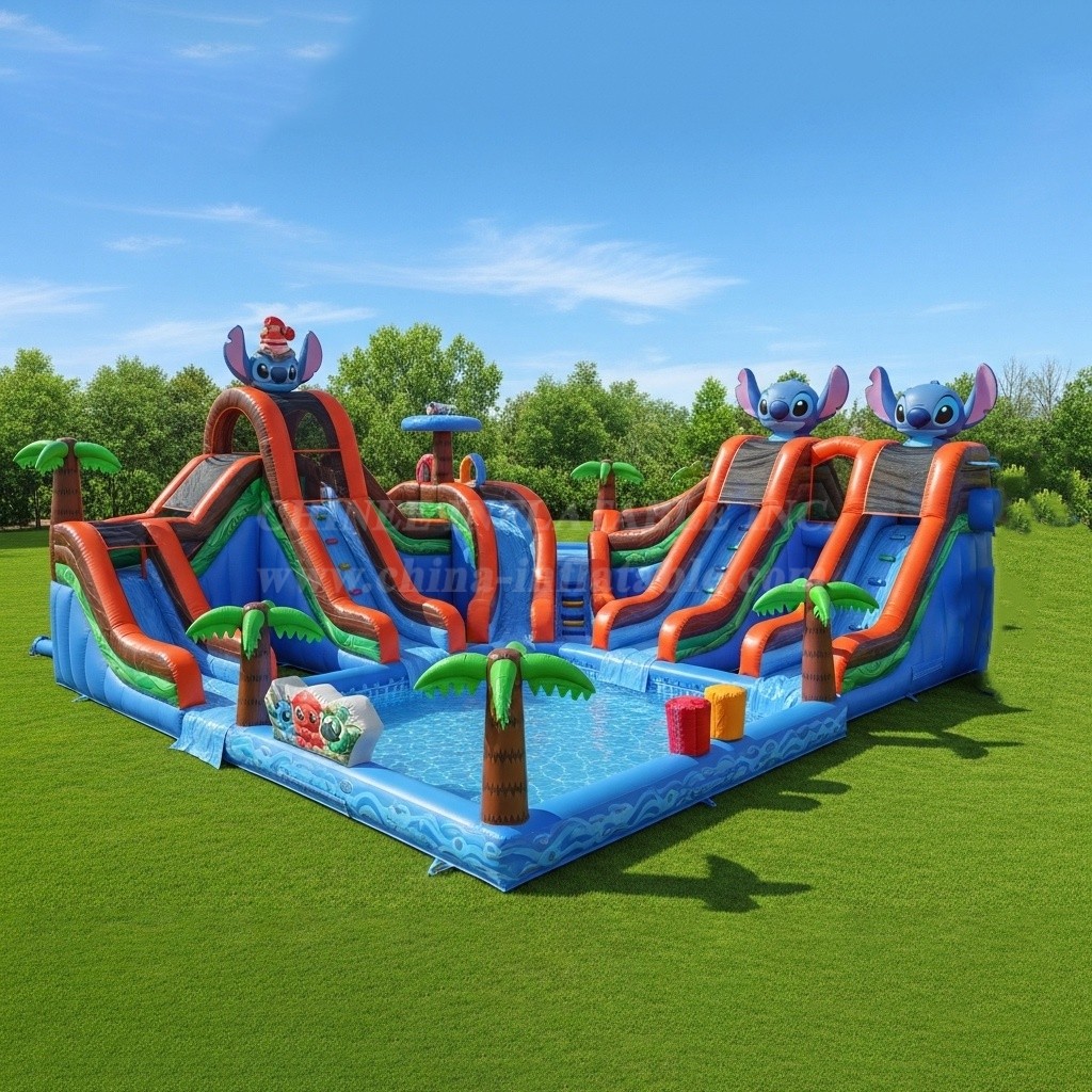 Pool3-298 Lilo & Stitch Theme Pool Water Park