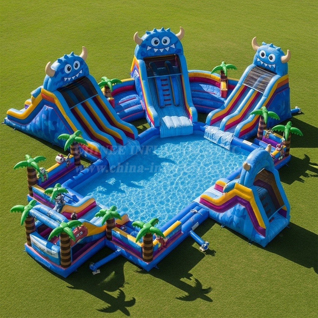 Pool3-321 Monster Theme Pool Water Park