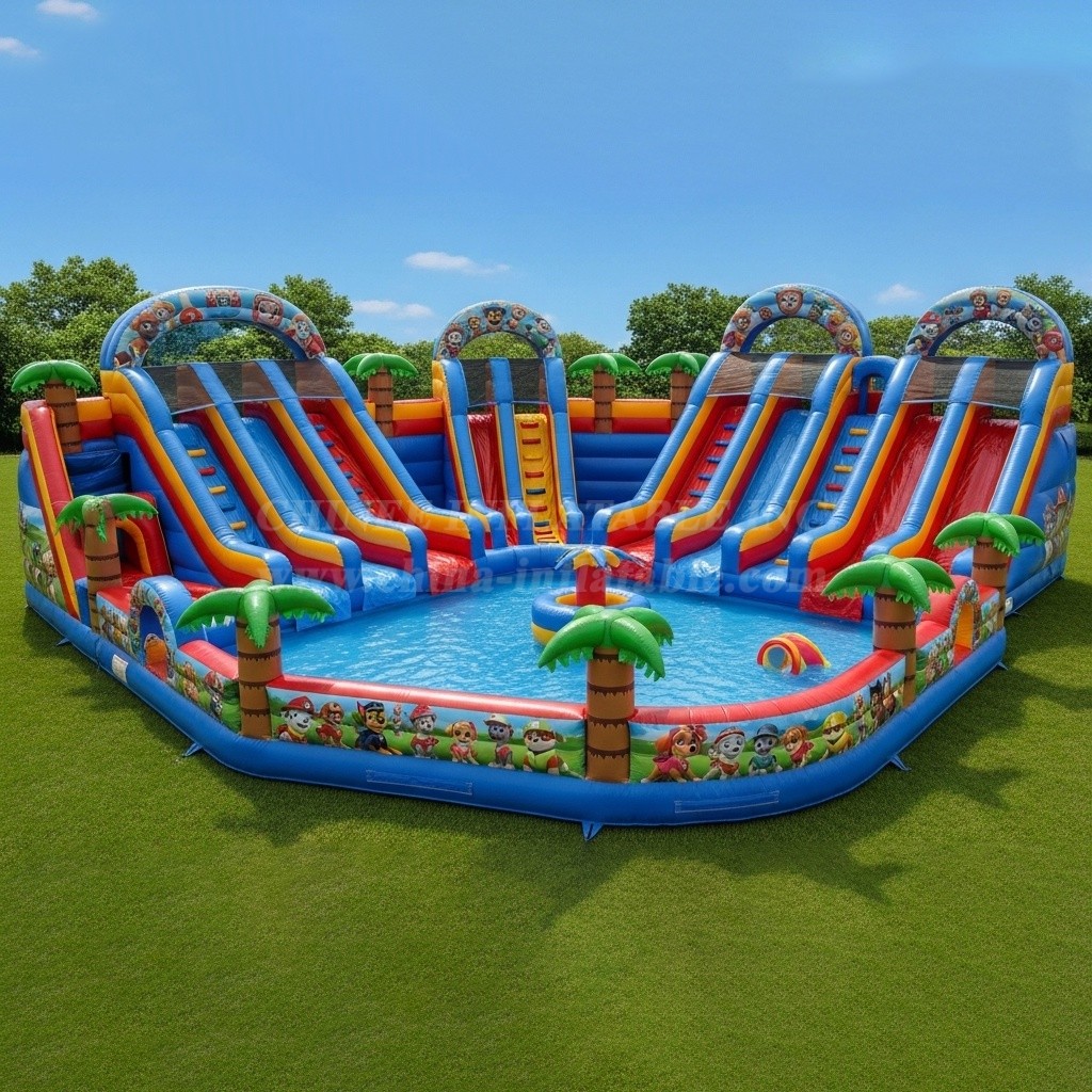 Pool3-339 Paw Patrol Theme Pool Water Park