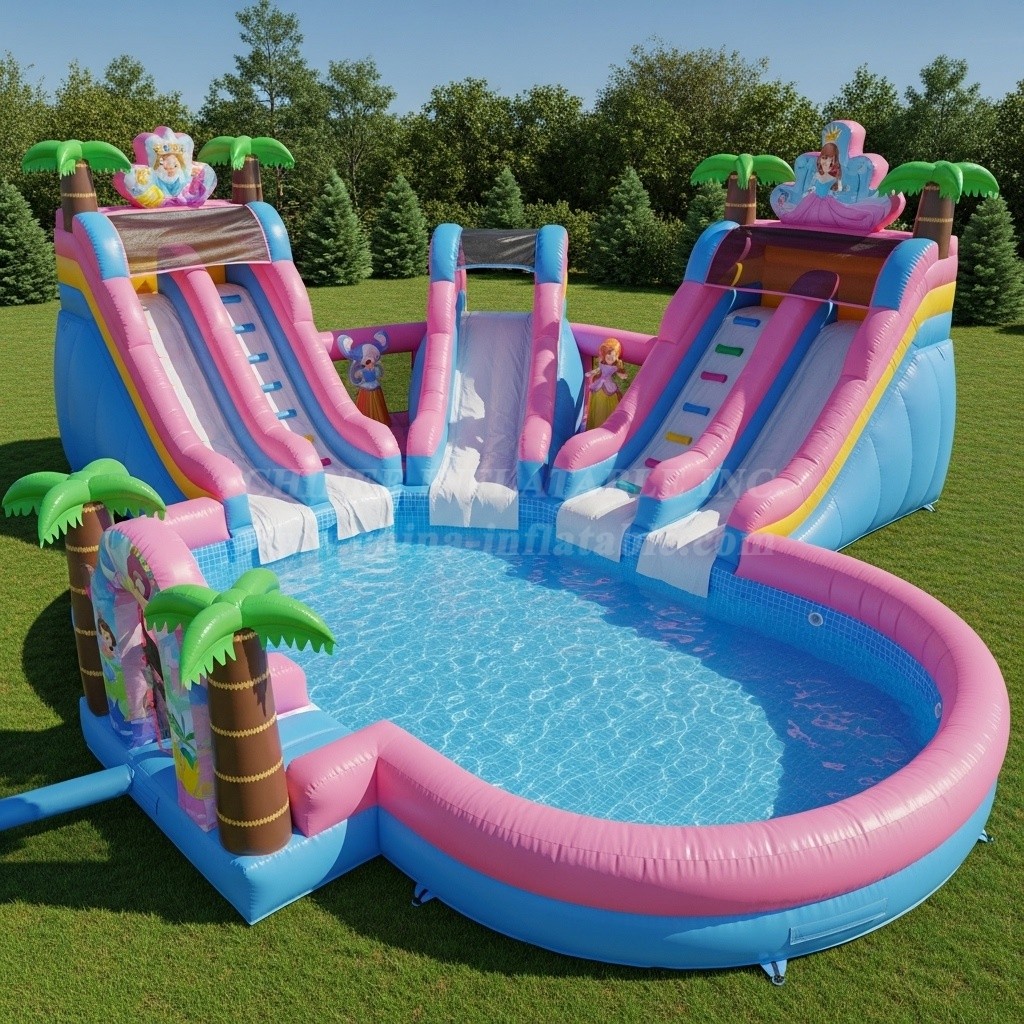 Pool3-356 Princess Parties Theme Pool Water Park