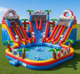 Pool3-373 Snoopy Theme Pool Water Park