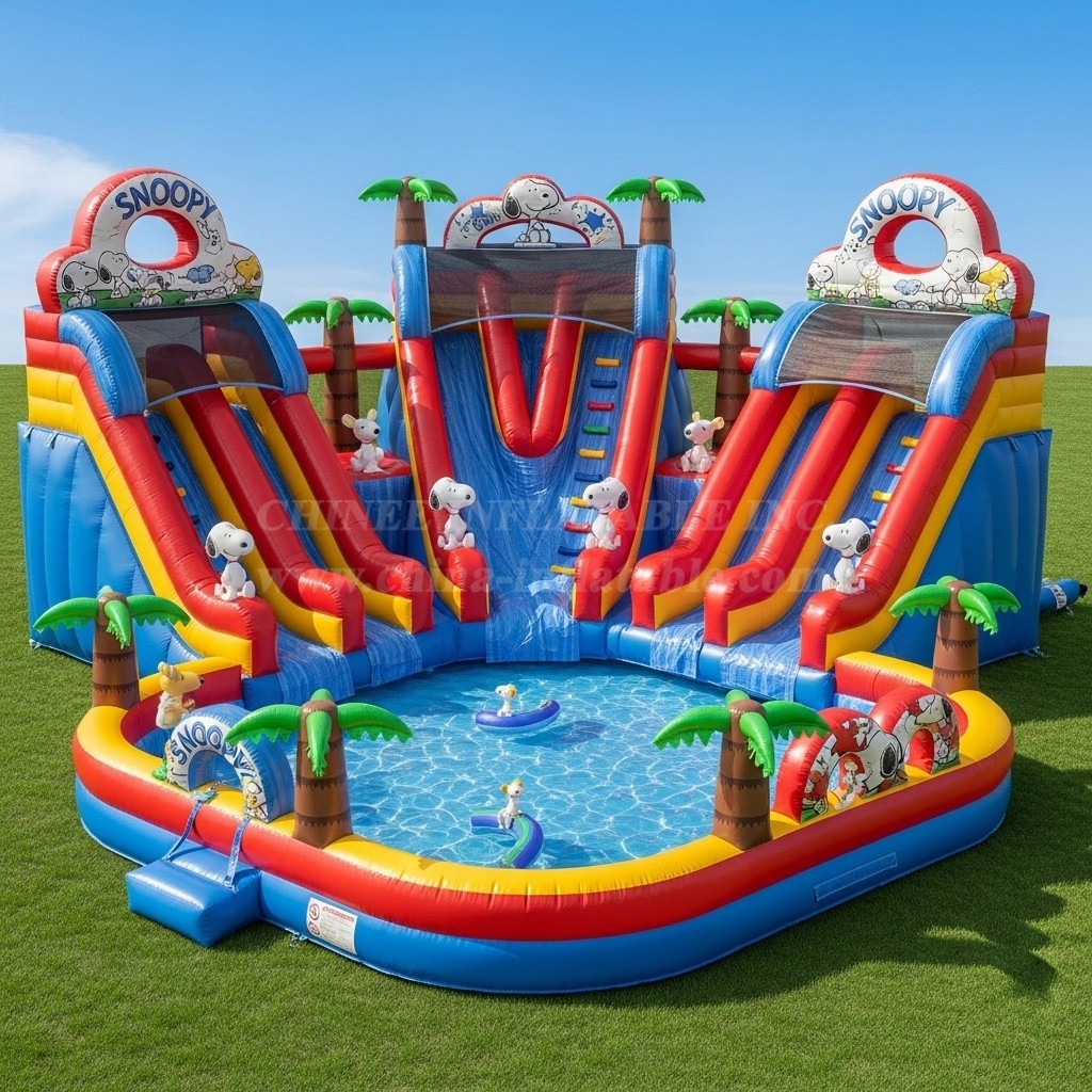 Pool3-373 Snoopy Theme Pool Water Park