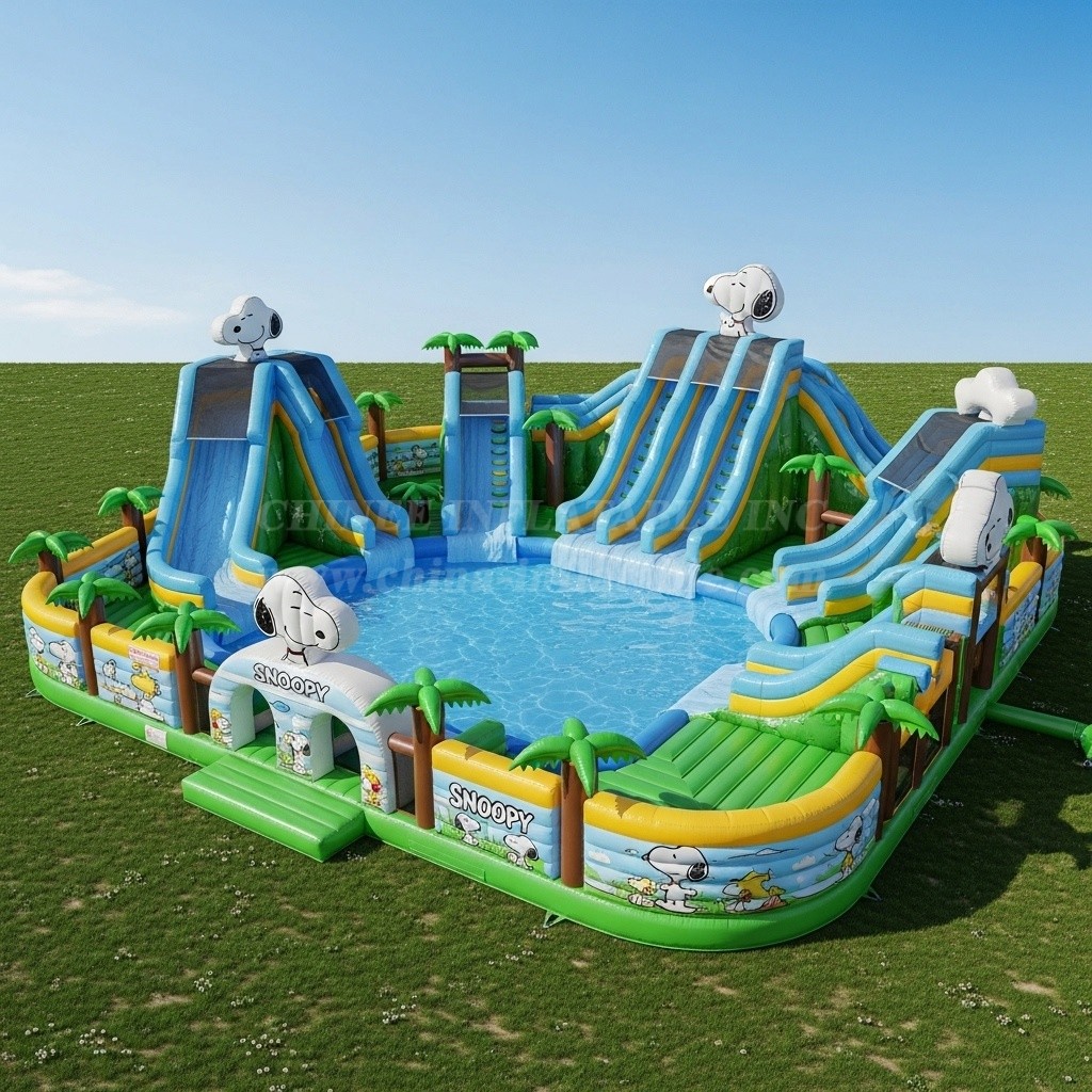 Pool3-374 Snoopy Theme Pool Water Park