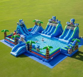 Pool3-375 Sonic Theme Pool Water Park