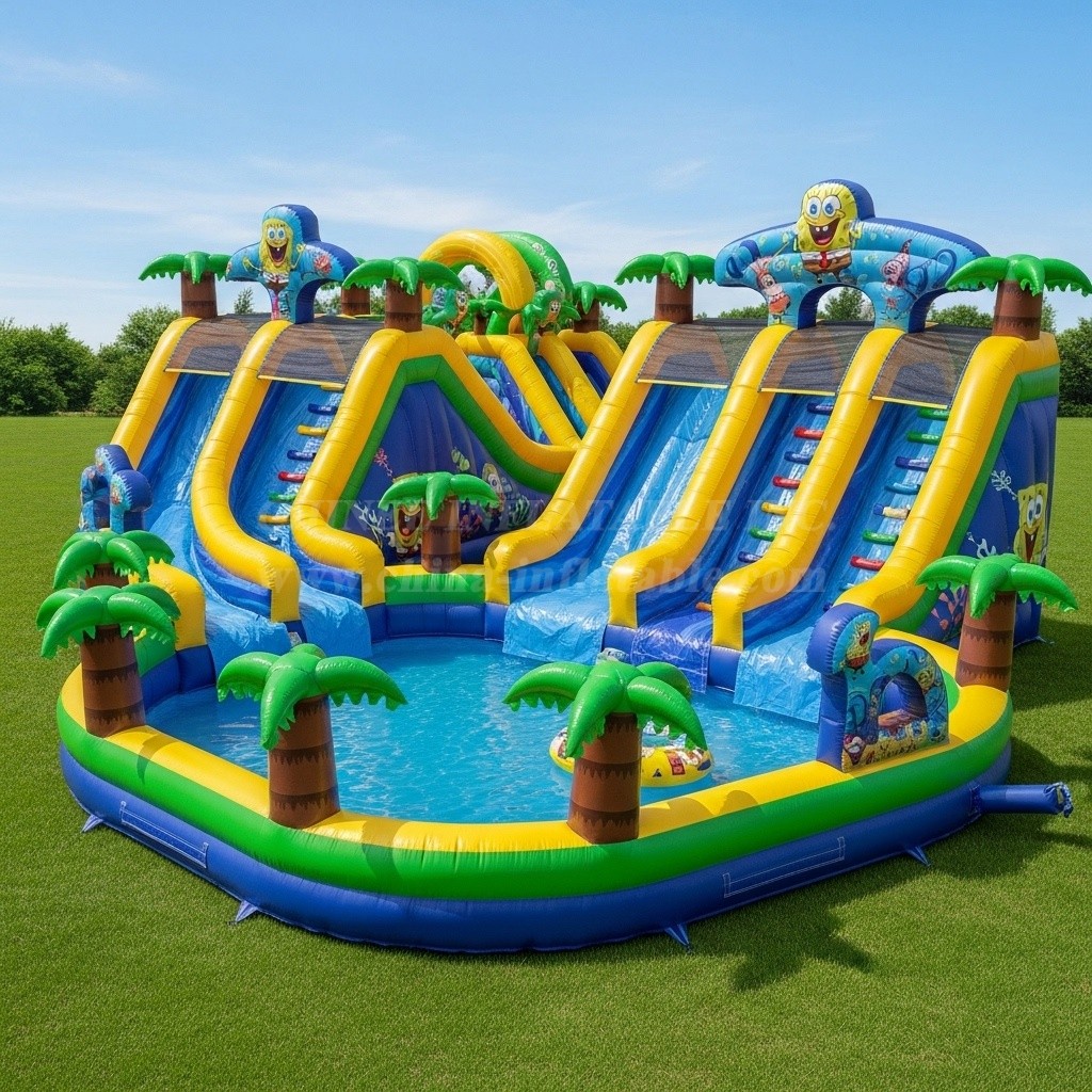 Pool3-381 Spongebob Theme Pool Water Park