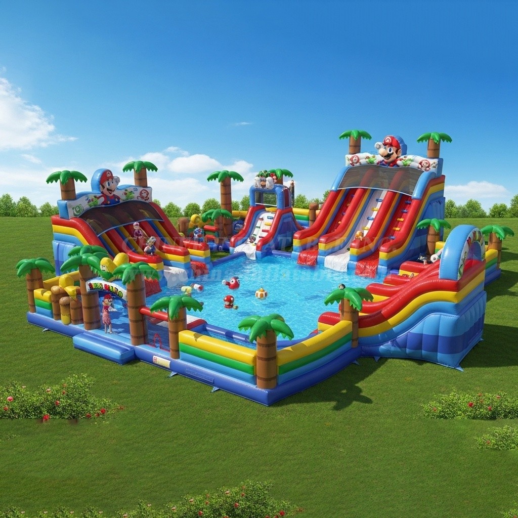 Pool3-388 Super Mario Theme Pool Water Park