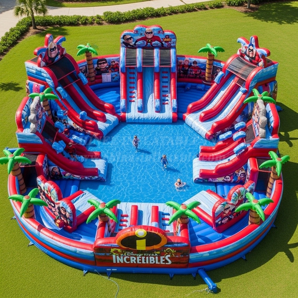 Pool3-394 The Incredibles Theme Pool Water Park