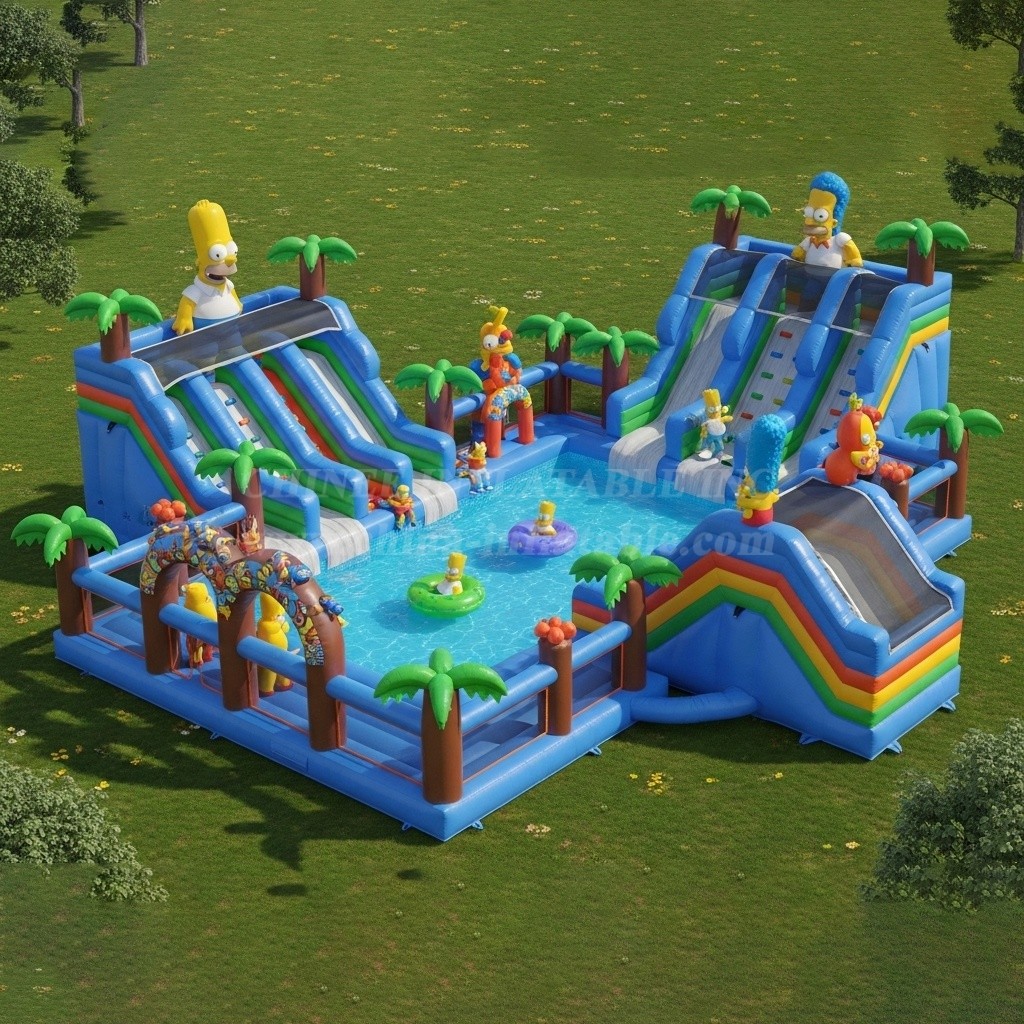 Pool3-396 The Simpsons Theme Pool Water Park